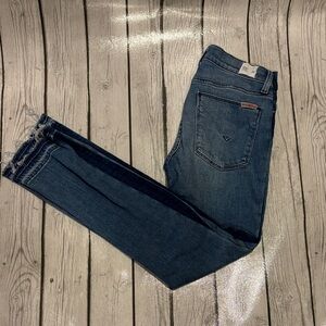 Hudson Jeans size 25 midrise crop cigarette  Leg in  Blue